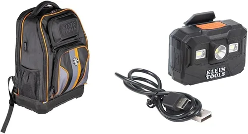 Miniatura 9 de Klein Tools 62805BPTECH - Mochila para laptop, herramienta tecnológica extragrande de 28 bolsillos Tradesman Pro y desmagnetizador/magnetizador MAG2