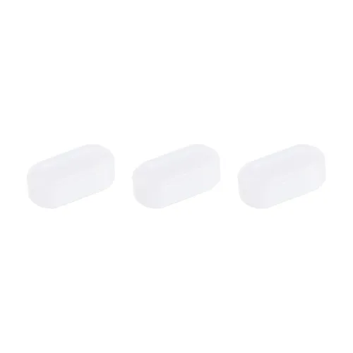 Miniatura 9 de MECCANIXITY Agitador magnético mezclador barra de agitación barra 12 mm (0.47 ") x3mm cilindro forma PTFE recubrimiento imán blanco para laboratorio