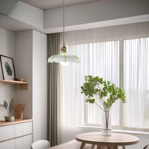 Miniatura 6 de Lámpara Colgante Anillo LED Moderna Luz Colgante Ajustable 78.7 in Aluminio Acrílico Metal Lámpara de Techo para Cocina Isla Comedor Dormitorio Sala