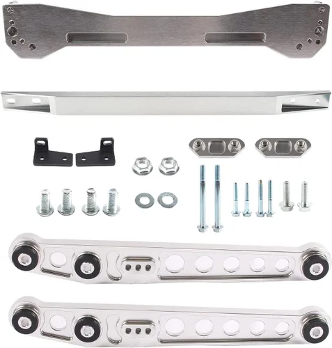 Miniatura 9 de Kit de barra de amarre de brazo de control inferior trasero compatible con Honda Civic EK 1996 1997 1998 1999 2000