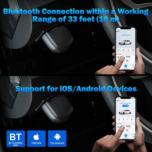 Miniatura 7 de Escáner OBD2 XTOOL Advancer AD20, Herramienta de Escaneo de Diagnóstico de Luz de Verificación del Motor para iPhone/Android, Escáner OBDII