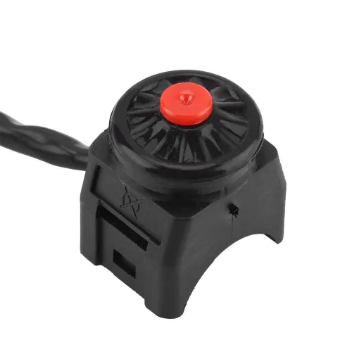 Miniatura 7 de Interruptor de bocina de manillar de motocicleta de 7/8 pulgadas, 0.866 in, interruptor de luz de parada universal para motocicleta, bicicleta, ATV