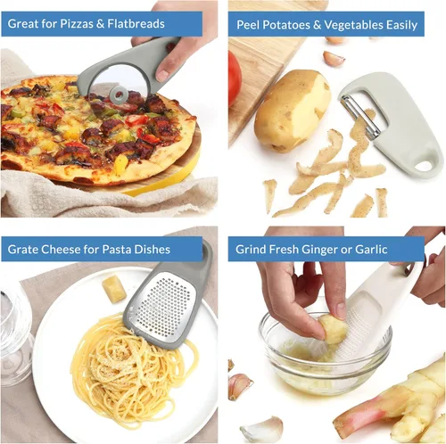 Miniatura 4 de Gadgets de cocina que ahorran espacio, juego de utensilios de cocina de 5 piezas, regalos para cámper, regalos de caravana, accesorios de cocina