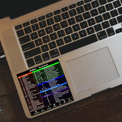 Miniatura 4 de Paquete de 2 adhesivos de atajos para Apple Mac OS System, nuevo adhesivo de atajos 2026 para MacBook Pro de 13-16 pulgadas y MacBook Air Arcoíris