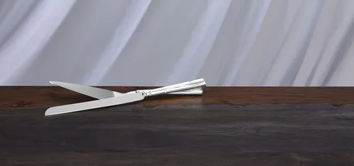 Miniatura 3 de Juego de cuchillo y servidor para tarta adornado Lenox, plateado