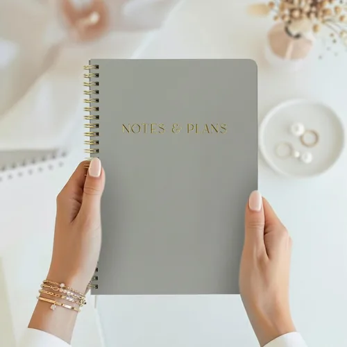 Miniatura 3 de Hermoso planificador diario y cuaderno con horario por hora, bloc de notas estético en espiral para organizar fácilmente tus tareas y citas, Verde