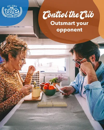Miniatura 8 de WE Games Juego de mesa de cuna, tablero de cuna de viaje con ranura de almacenamiento y bolsa con cordón para almacenamiento de tarjetas, tablero