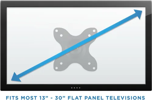 Miniatura 5 de Mount-It! Soporte de pared para TV pequeño, inclinación giratoria de movimiento completo, se adapta a televisores de 19 a 30 pulgadas de hasta 33