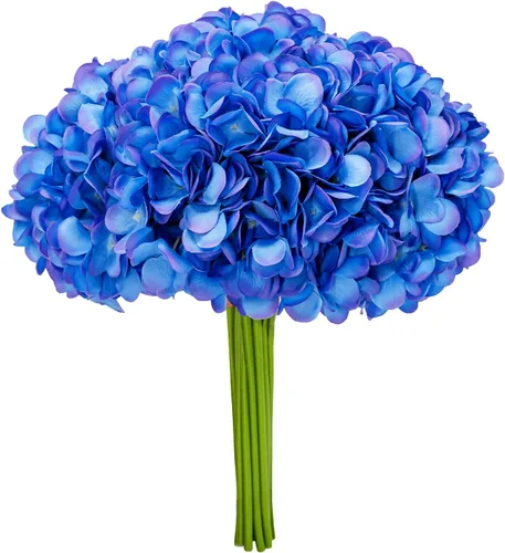 Miniatura 21 de Flores artificiales/falsas/sintéticas, rosas con 2 flores, coral, 10 unidades para bodas, hogar, fiestas, restaurantes