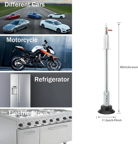 Miniatura 2 de extractor de abolladuras neumático de aire para coche, extractor de abolladuras con ventosa para coche, ventosa de reparación de carrocería