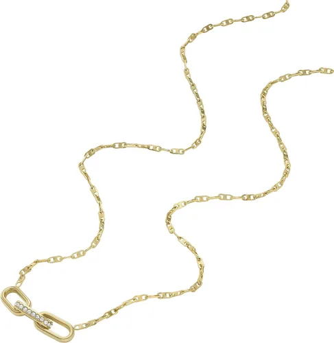 Miniatura 2 de Fossil - Collar con colgante de acero inoxidable en tono dorado para mujer
