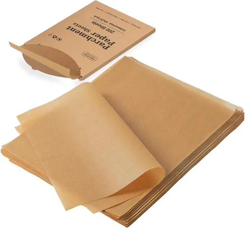 Miniatura 12 de Katbite 350 hojas de papel pergamino de 9 x 13 pulgadas, papel de hornear sin blanquear de servicio pesado, antiadherente y a prueba de aceite