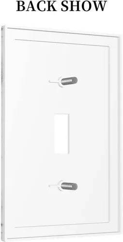 Miniatura 268 de Placa de Interruptor de Luz Azul de 1 Gang, Placa de Pared Decorativa de Palanca Individual, Cubierta de Placa de Pared de Palanca, Placa Frontal