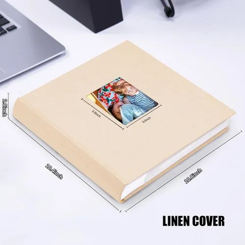 Miniatura 5 de Aevdor - Álbum de fotos 5x7 con 240 bolsillos y espacio para escribir, álbum de fotos de gran capacidad 5x7 con capacidad para 240 fotos, libro