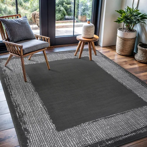 Miniatura 76 de CAMILSON Alfombras modernas de lujo para sala de estar, alfombra abstracta vintage de 4 x 6, suave, pelo medio, resistente a las manchas, fácil