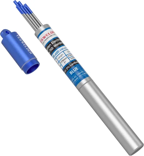 Miniatura 23 de YESWELDER - Electrodo de tungsteno para soldadura TIG, ceriado al 2%, de 1/16 x 7 pulgadas (gris, WC20/EWCe-2), paquete de 10