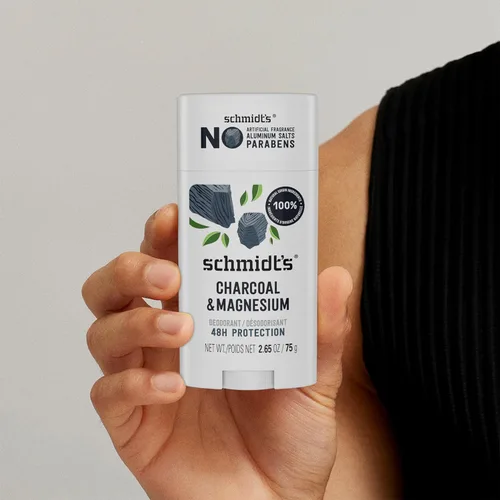 Miniatura 7 de Schmidt's - Desodorante natural unisex Charcoal and Magnesium, sin aluminio, sin olores por 24 h, certificado como natural, vegano y libre