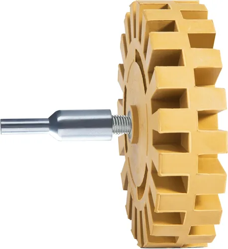 Miniatura 2 de Removedor de Calcomanías Rueda de Goma Borradora Rueda de Goma Borradora para Taladro Remueve Rayas de Automóviles Cintas de Vinilo y Adhesivos