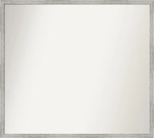 Miniatura 54 de Amanti Art Espejo de baño blanco para sobre el fregadero, 32 x 45 pulgadas, espejo de tocador rectangular blanco esbelto, marco de madera moderno