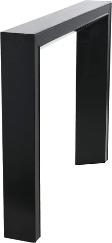 Miniatura 6 de Creative Co-Op Moderna chimenea de chimenea, color negro