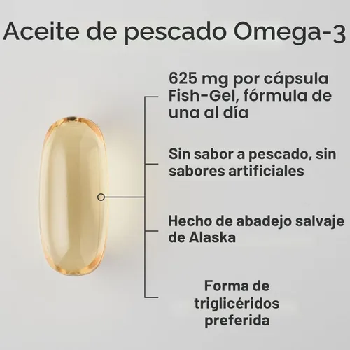 Miniatura 2 de Sports Research® Aceite de pescado Omega-3 AlaskOmega Mini Geles 625mg de Wild Alaskan Pollock - Suplemento de aceite de pescado sin eructos