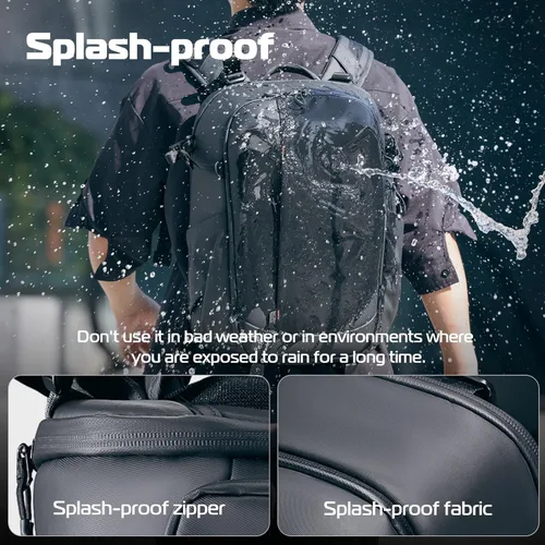 Miniatura 5 de ULANZI Mochila para Cámara Profesional, Bolsa de Fotografía Resistente al Agua, Estuche Antirrobo de Viaje para Fotógrafos, Cámara DSLR sin Espejo