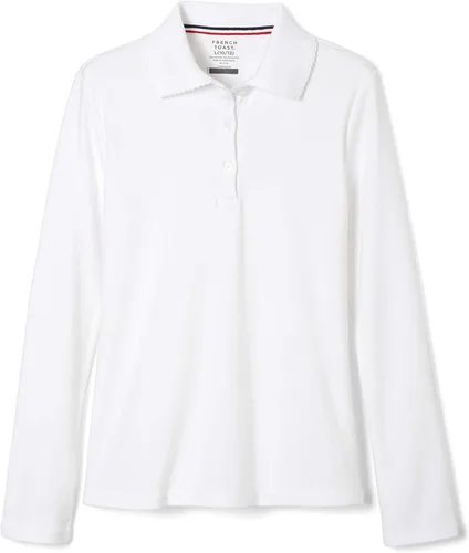 Miniatura 6 de French Toast Little Girls 'bebé LS ajustado Polo de punto con Picot collar