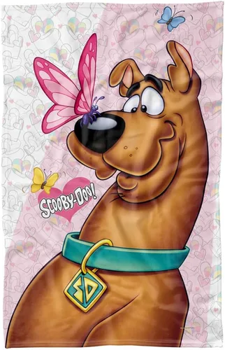 Miniatura 5 de LOGOVISION Scooby Doo Burst - Manta de forro polar de 36 x 58 pulgadas, explosión