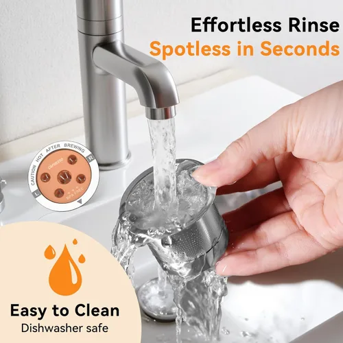 Miniatura 6 de CAPMESSO Tazas K reutilizables para Keurig: filtro de café de acero inoxidable My K Cup actualizado 2025 cápsulas de café recargables para K