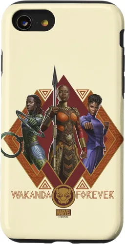 Miniatura 18 de iPhone 16 Marvel Black Panther: Wakanda Forever Hero Warrior Trio Case