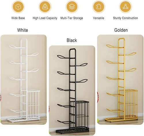 Miniatura 6 de Estante vertical de bolas para garaje, soporte vertical de exhibición de baloncesto para interiores y exteriores, estante de almacenamiento