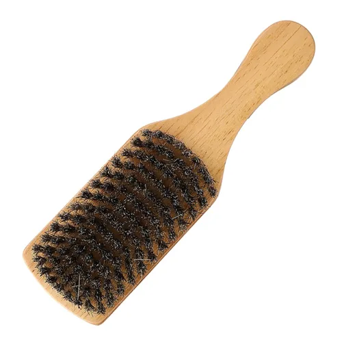 Miniatura 9 de Cepillo de barba de madera para bigote,Cepillo de barba de doble cara,Cepillo profesional para barba Brochas de afeitadoAccesorios de afeitado