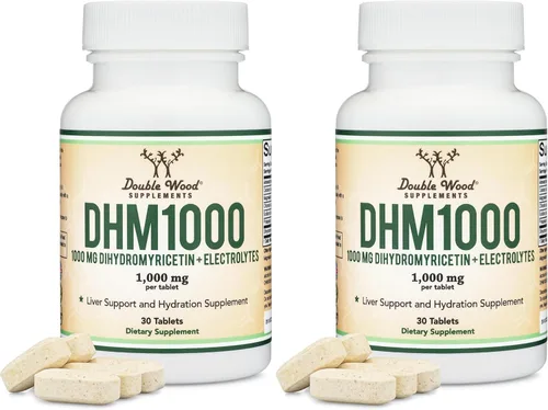 Miniatura 6 de Tabletas de dihidromiricetina (DHM) DHM1000 – El suplemento DHM más potente del mercado – 1,000 mg por cápsula (30 unidades) mejorado