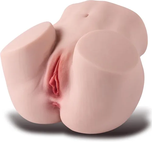 Miniatura 8 de Muñeca sexual para hombre, coño de bolsillo realista con trasero suave, juguete sexual masculino con vagina apretada y anal de doble canal