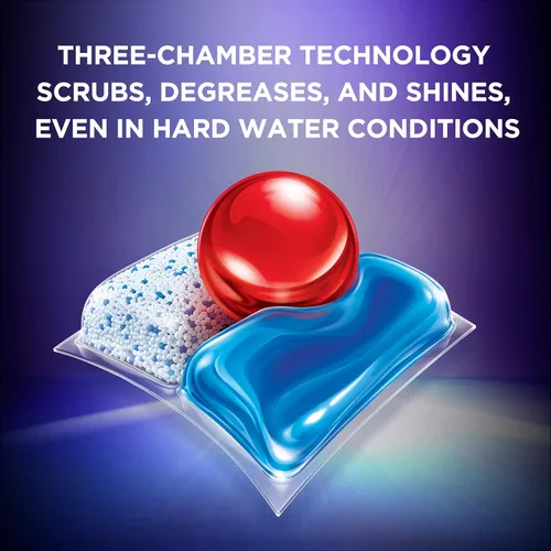 Miniatura 2 de Finish Quantum Infinity Shine - 70 unidades de detergente para lavavajillas + limpiador de lavavajillas Finish - Liquid Fresh 4 x 8.45 onzas