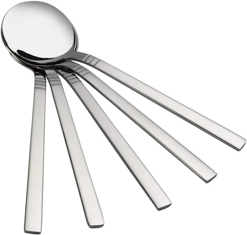Miniatura 8 de Cucharas de café de acero inoxidable de 12 piezas, cuchara pequeña para expreso, mini cuchara Stainless Steel Small Spoons, Spoon Silverware
