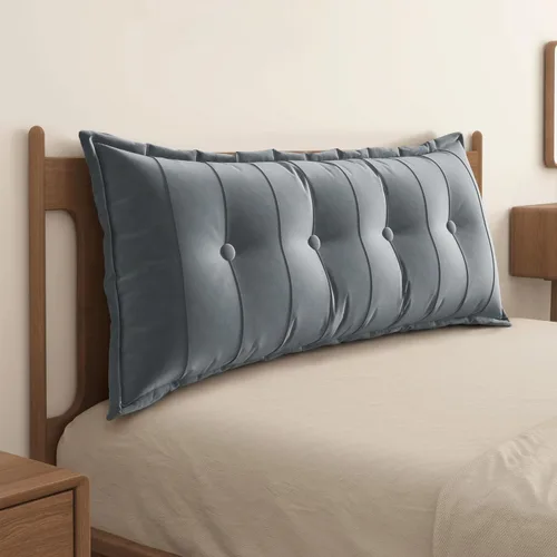 Miniatura 27 de WOWMAX Almohada rectangular para cabecero, almohada para respaldo de cama, almohada para sentarse en la cama, almohada de apoyo para la espalda