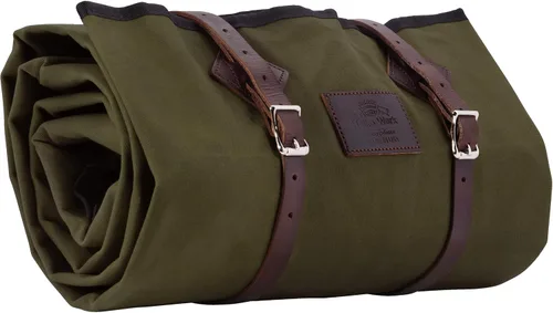 Miniatura 16 de 1844 Helko Werk Alemania - Saco de dormir de lona encerada hecho a mano para vaqueros - Saco de dormir para acampar con correas de cuero y Rollo