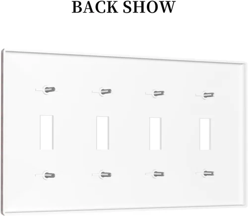 Miniatura 977 de Placa Decorativa de Pared de Granja Rústica con Cuerno de Madera para Puerta de Granero 1 Banda Duplex Cubiertas de Toma Eléctrica Soltera