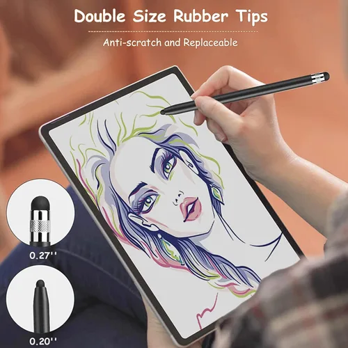 Miniatura 2 de Digiroot - Lápiz capacitivo para pantalla táctil, 4 lápices capacitivos para iPad, alta sensibilidad y precisión, apto para iPhone/iPad Pro/tabletas