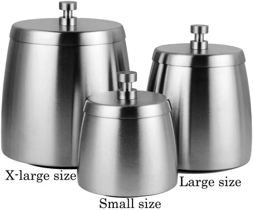 Miniatura 6 de Cenicero para exteriores, cenicero sin humo con tapa para cigarrillos en interiores, ceniceros grandes resistentes al viento/lluvia, cubierta