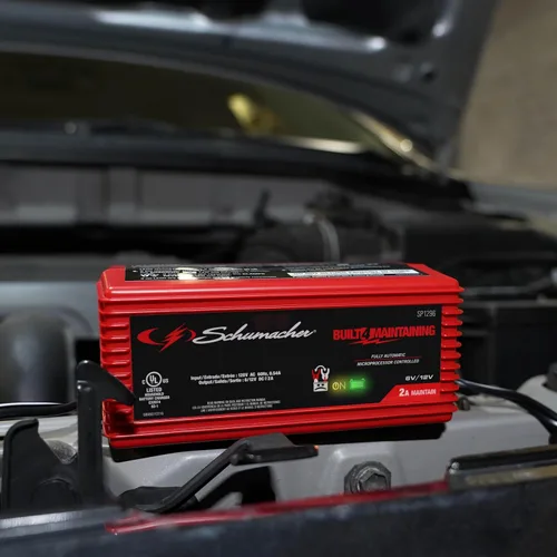 Miniatura 4 de Schumacher Electric 2A Cargador y Mantenedor de Batería de Auto, Solución 3-en-1, para Baterías de 6V/12V para Deportes Acuáticos, Automotrices