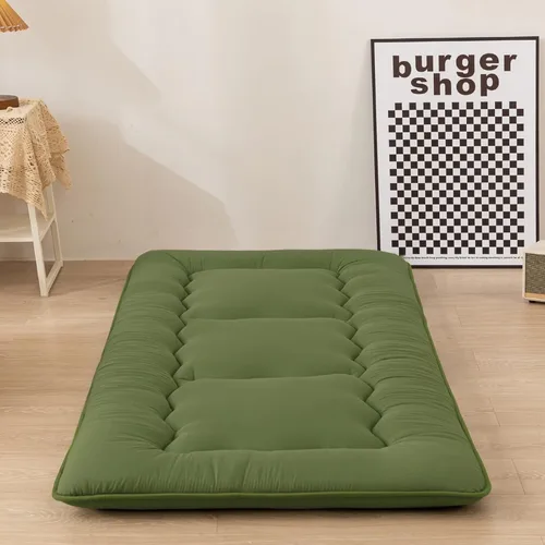 Miniatura 31 de MAXYOYO - Colchón de piso japonés, colchón tipo futón, colchón de tatami grueso, plegable, enrollable, colchón para niños y niñas, para dormitorio