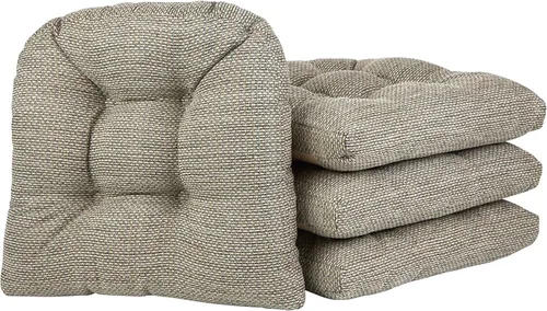 Miniatura 38 de Klear Vu Gripper Overstuffed - Cojines universales antideslizantes para silla de comedor para decoración de cocina o uso de oficina, almohadilla
