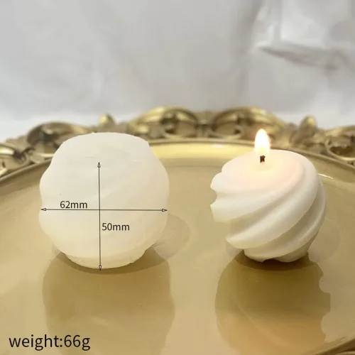 Miniatura 2 de Moldes de vela de hilo de silicona 3D para hacer velas, bricolaje, suéter, tipo piedra, molde de silicona, para hornear, hacer resina de cera