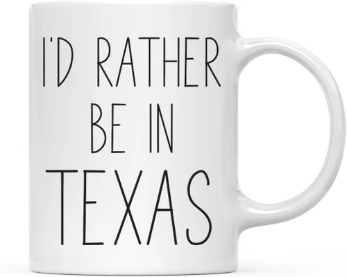 Miniatura 25 de Andaz Press Taza de café de 11 onzas, regalo con texto en inglés "I'd Rather Be in Alabama", 1 paquete, para estudiar en el extranjero, regalo