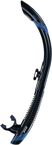 Miniatura 9 de ATOMIC AQUATICS SV2 - Snorkel de buceo flexible de alto rendimiento con parte superior semiseca, boquilla de silicona doble y soporte de desconexión
