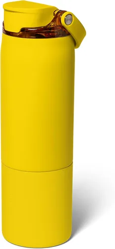 Miniatura 39 de BrüMate Rise - Botella de agua de 18 onzas con popote de silicona cubierto Botella de agua para niños aislada 100% a prueba de fugas Base apta