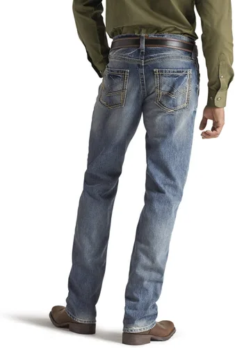 Miniatura 2 de ARIAT Jeans de pierna recta apilables M5 Slim Gambler para hombre