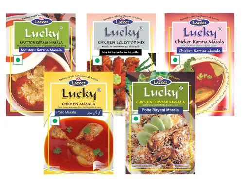 Miniatura 6 de Lucky Combo de cordero/curry de cordero, paquete de 5 (3 Carne y 2 Korma)